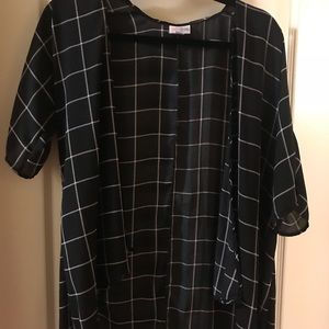 Lularoe Bianka Kimono Overlay Size 3
